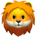 Lion face emoji