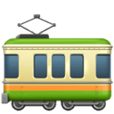 Railway car emoji