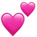 Two hearts emoji