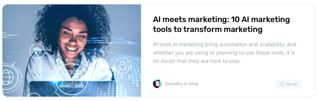 AI marketing tools