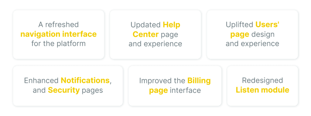 Product Update December - Enhancements