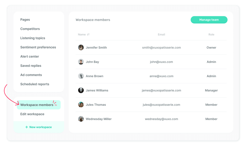 Workspace members: Enhance privacy and security