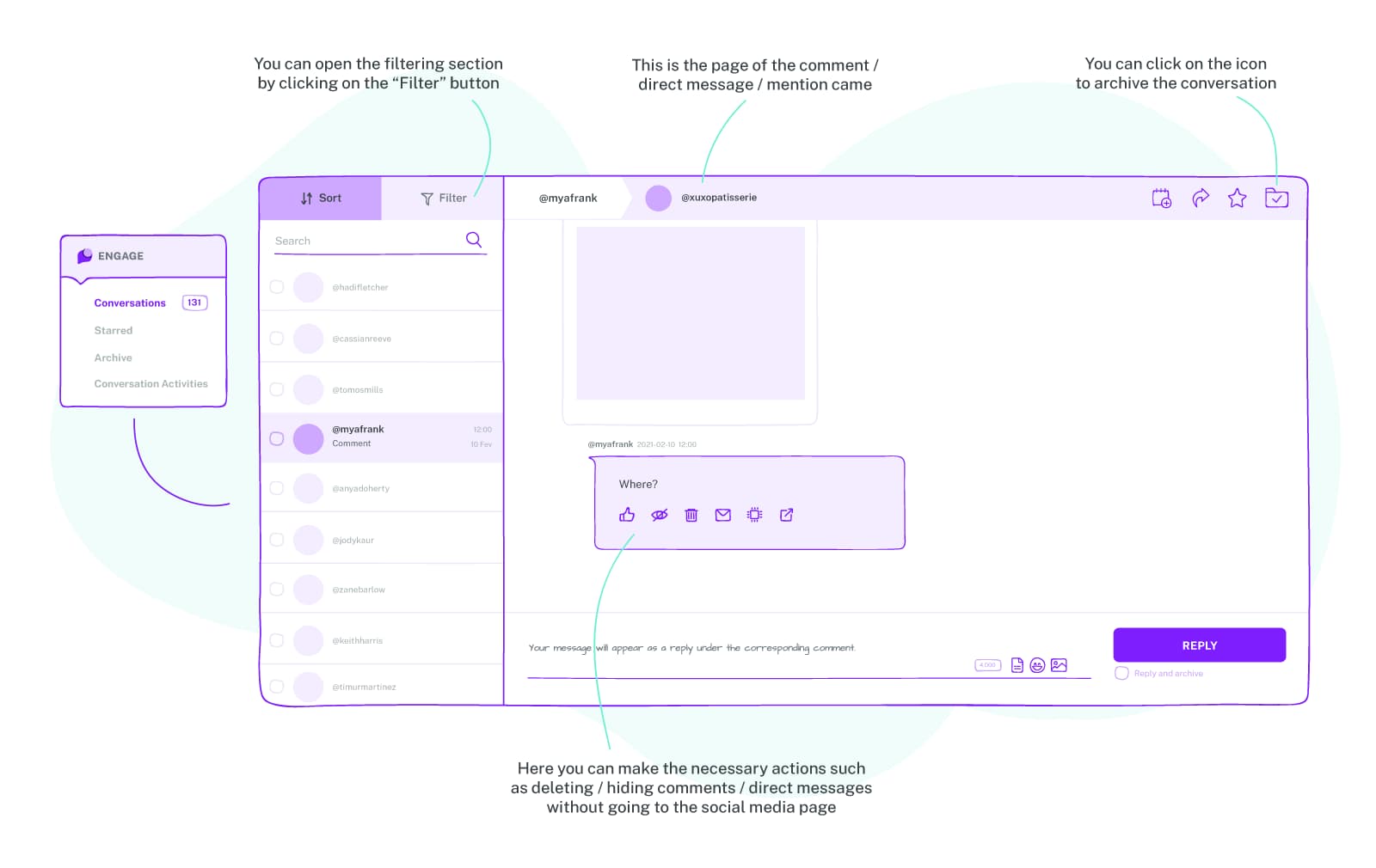 engagement tool module