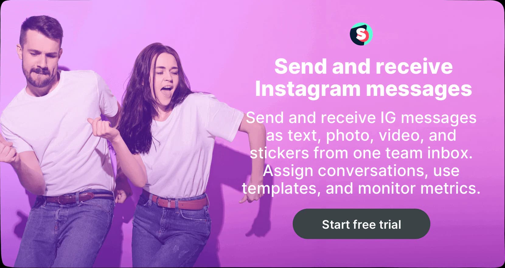 Sociality.io banner: send and receive Instagram messages from one team inbox