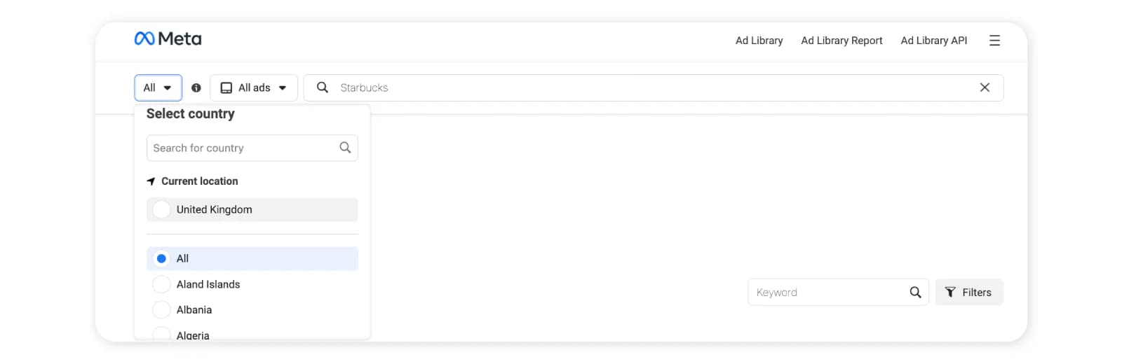 How to run Facebook ads competitor analysis - Step 2