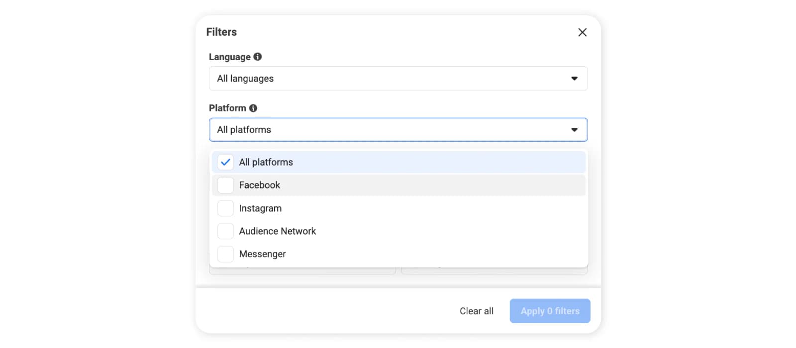 How to run Facebook ads competitor analysis - Step 3