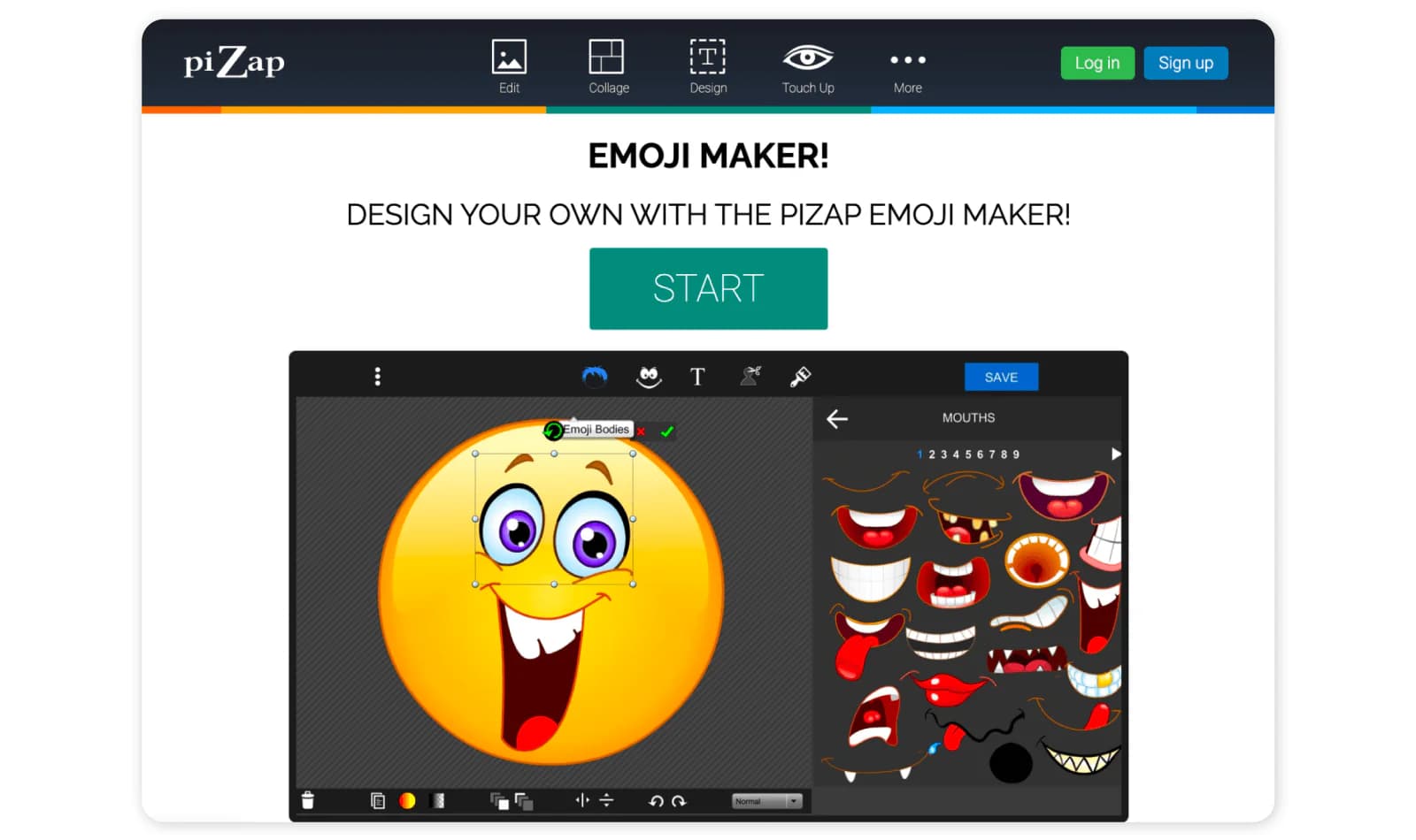 Custom emoji maker - PiZap