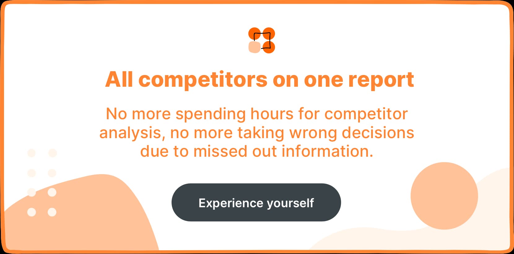 Sociality.io banner: all competitors on one report, experience it yourself