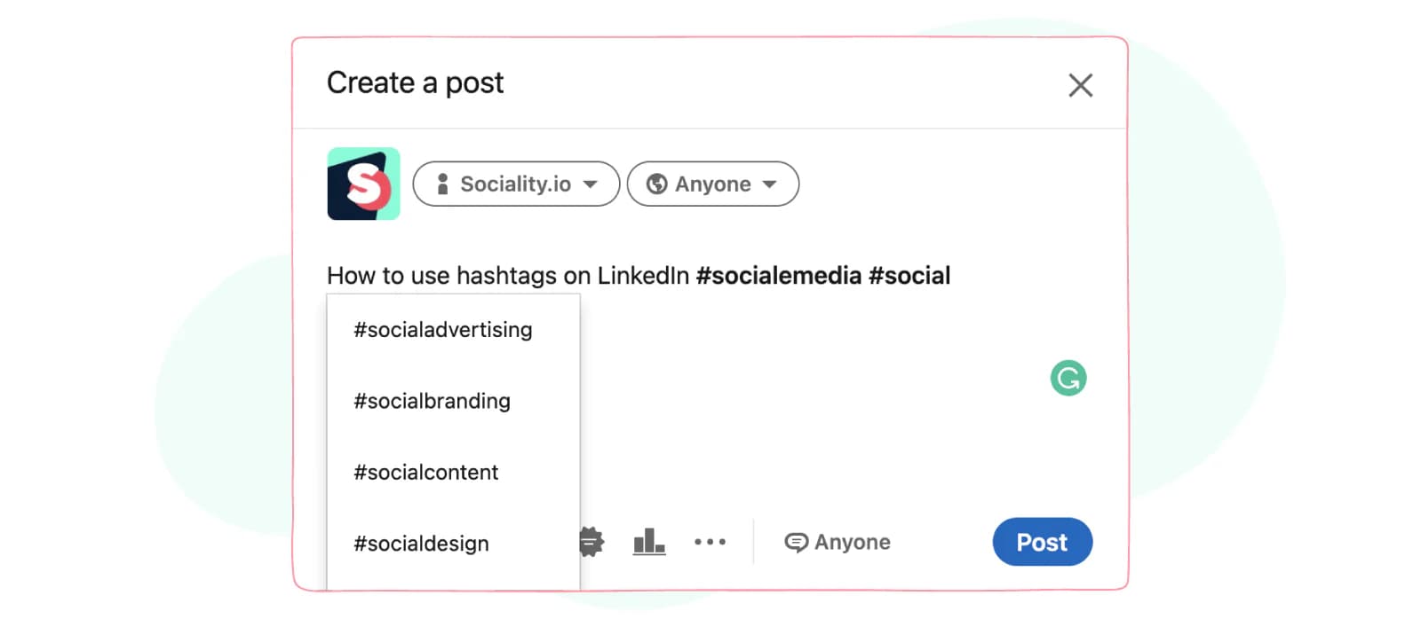 LinkedIn hashtags