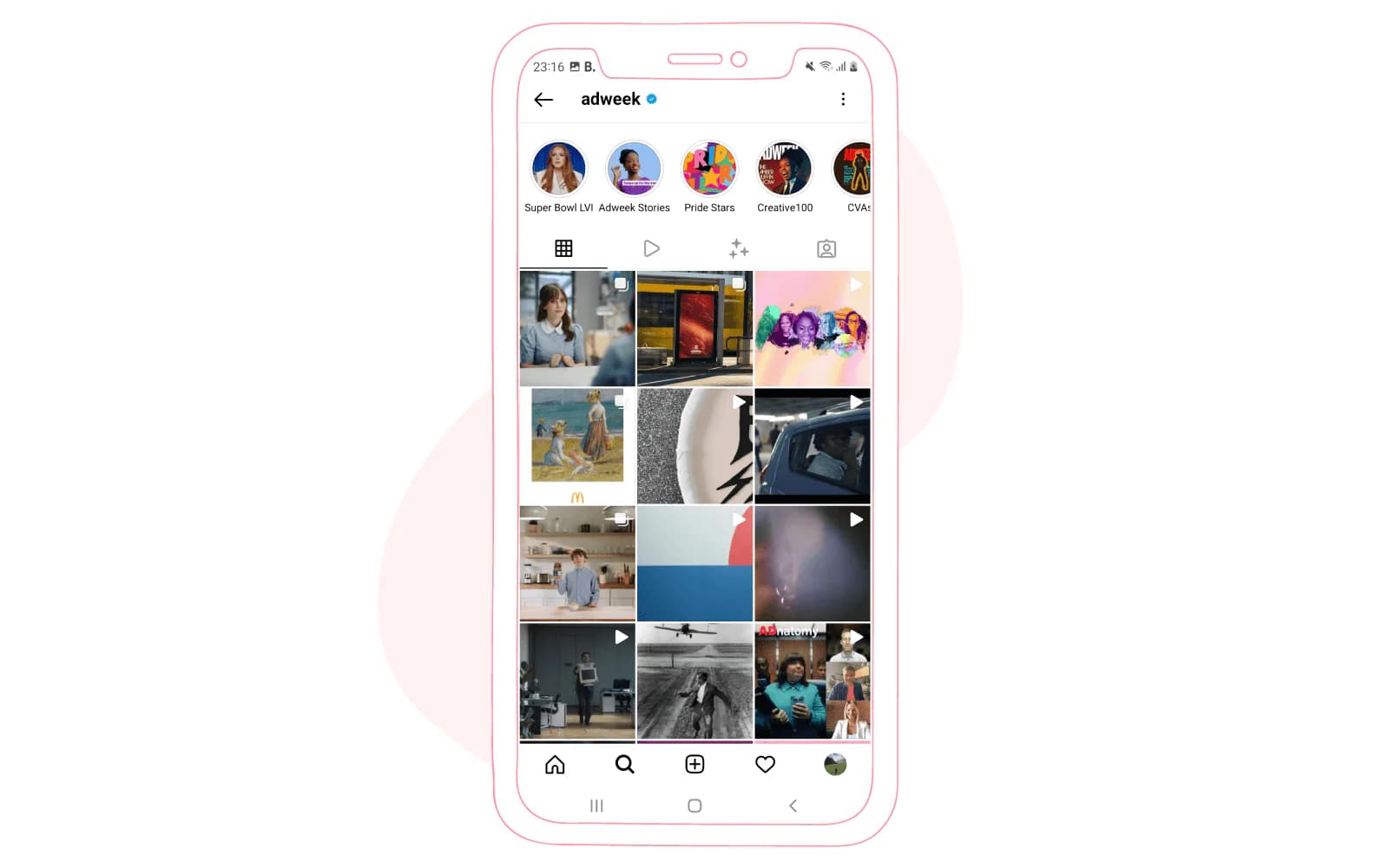 Sharing the Instagram live video