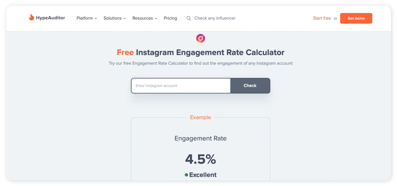 Top 5 Instagram engagement rate calculator - Hype Auditor