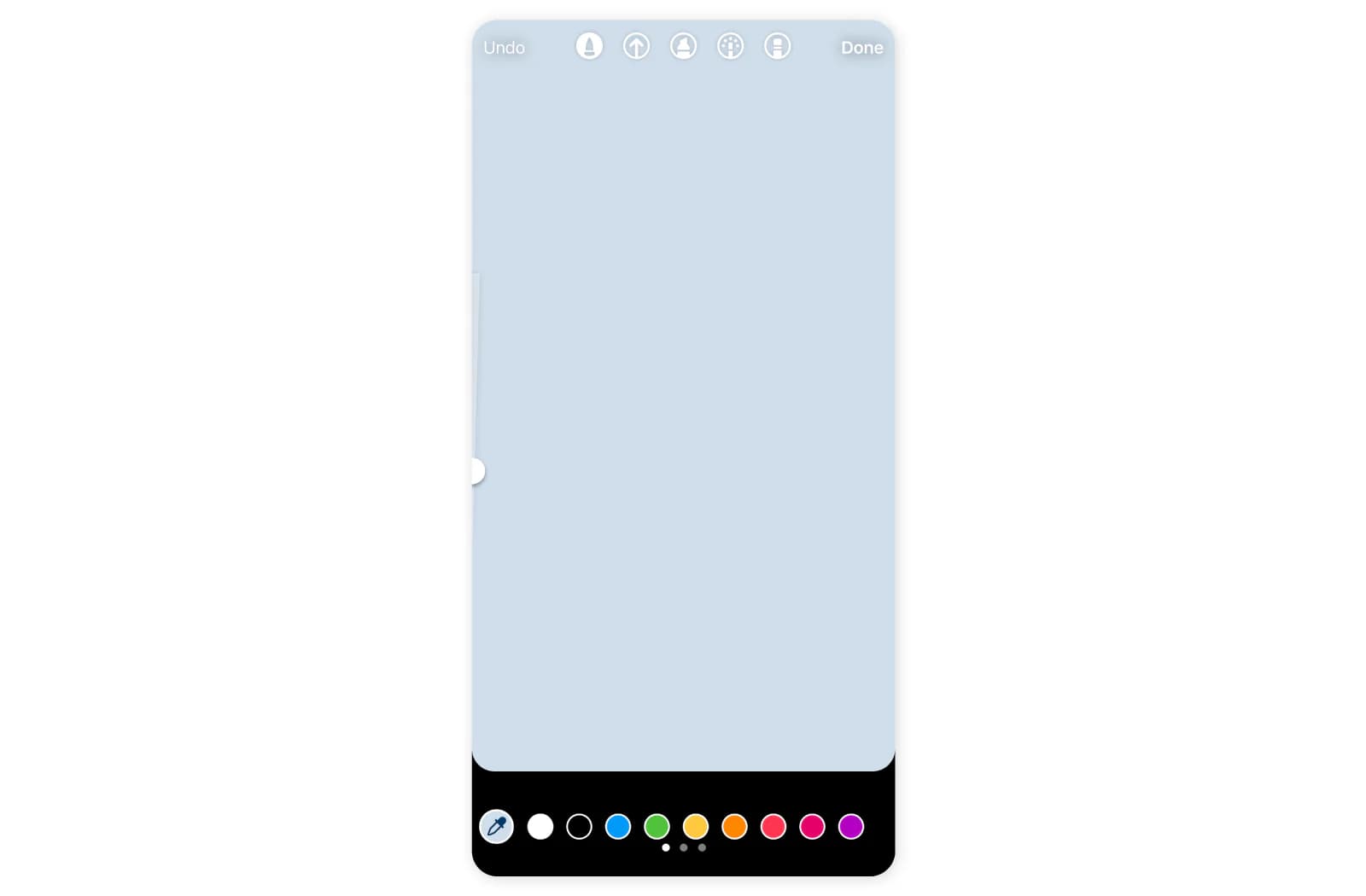 How to change Instagram Story background color - Step 4