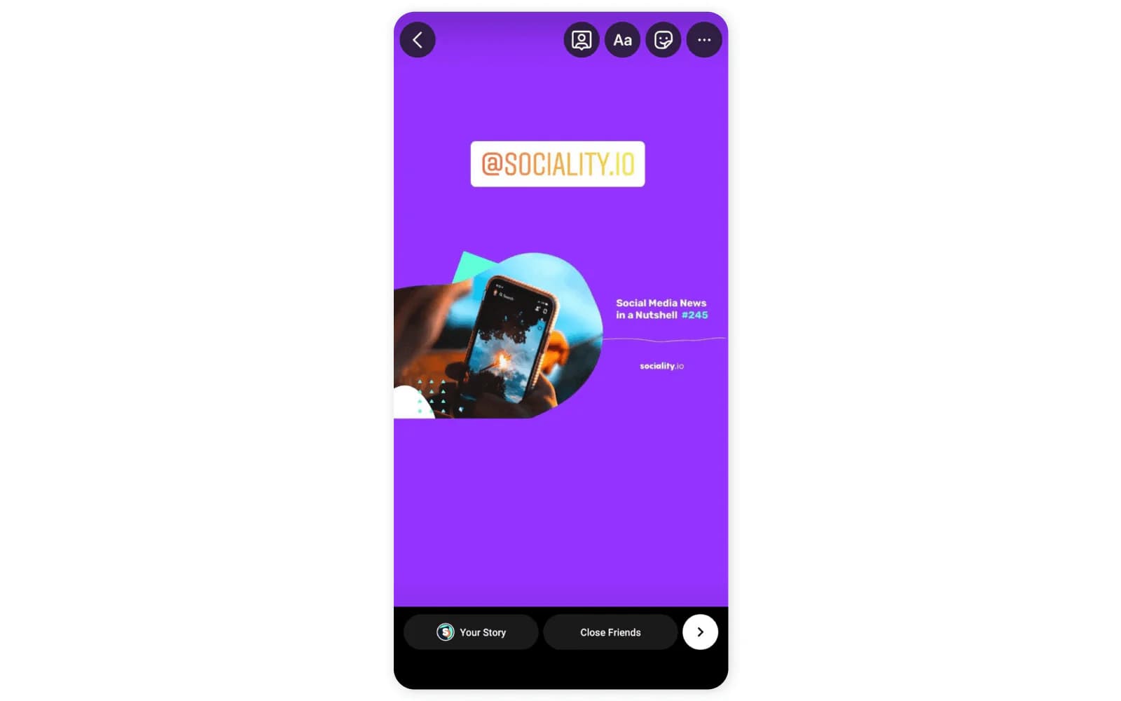 Story carrying a link sticker that sends viewers straight to an external page