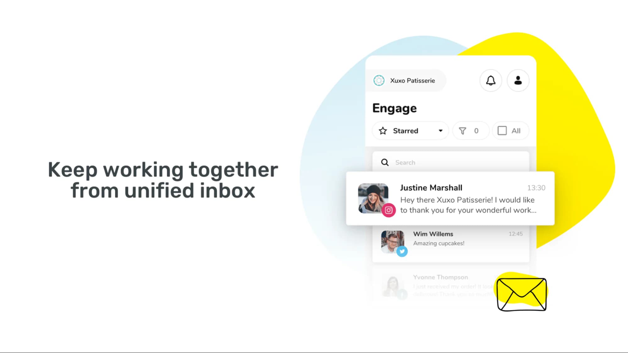 Sociality.io mobile applications -unified inbox