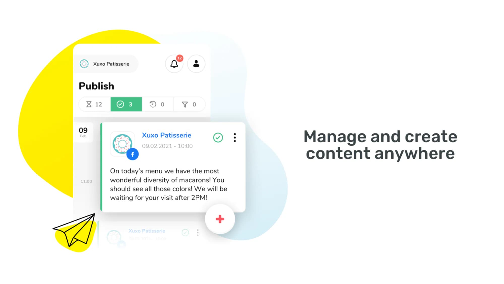 Sociality.io mobile applications -manage and create content