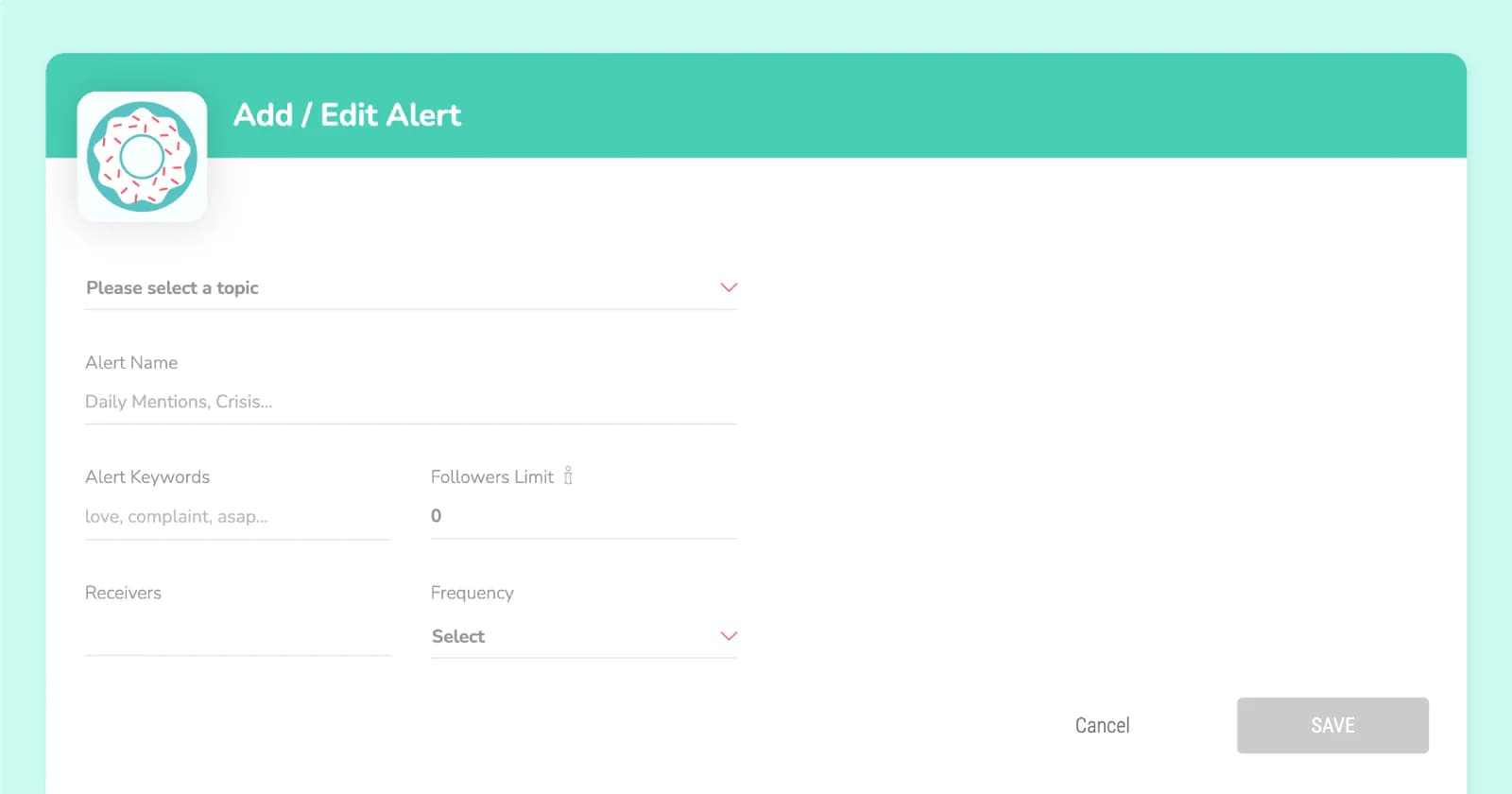 How to add alerts on Sociality.io