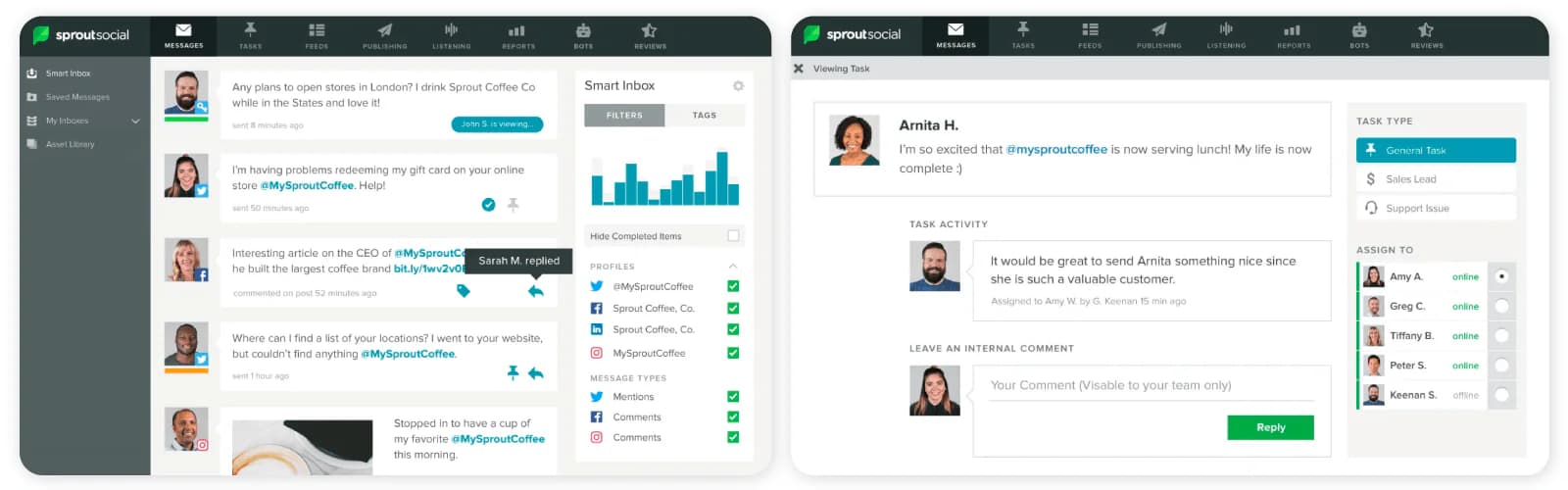 Sprout Social—social customer service