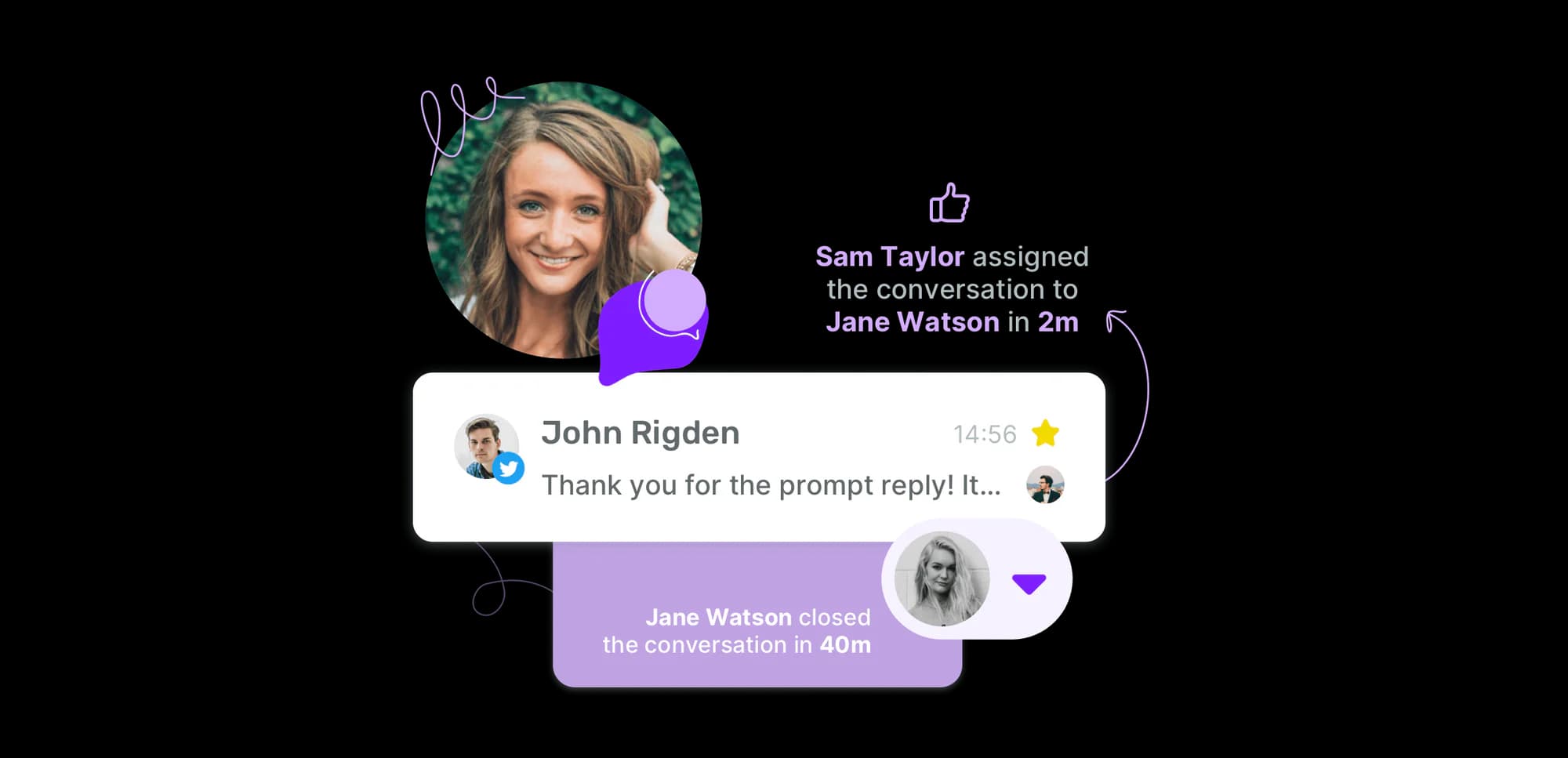 You can respond more efficiently to negative feedback.