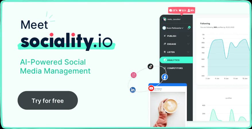 Sociality.io AI Powered Social Media Management