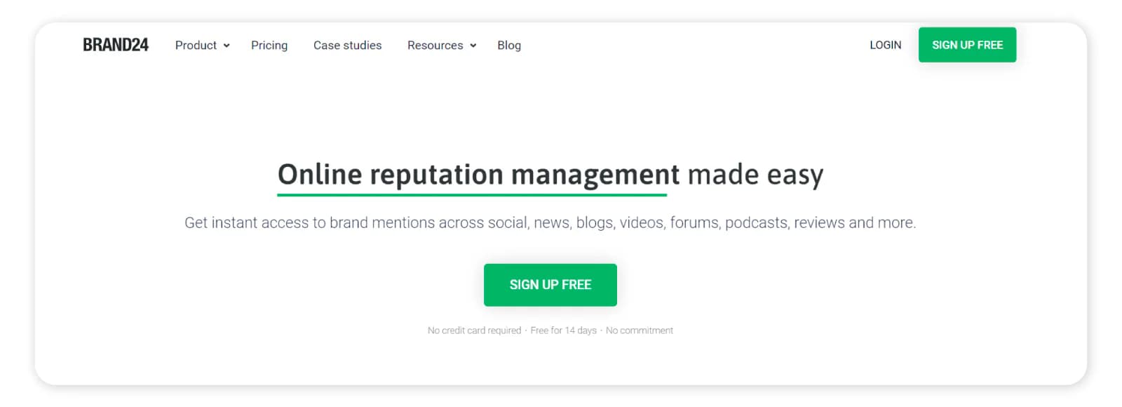 Social monitoring tools - Brand24