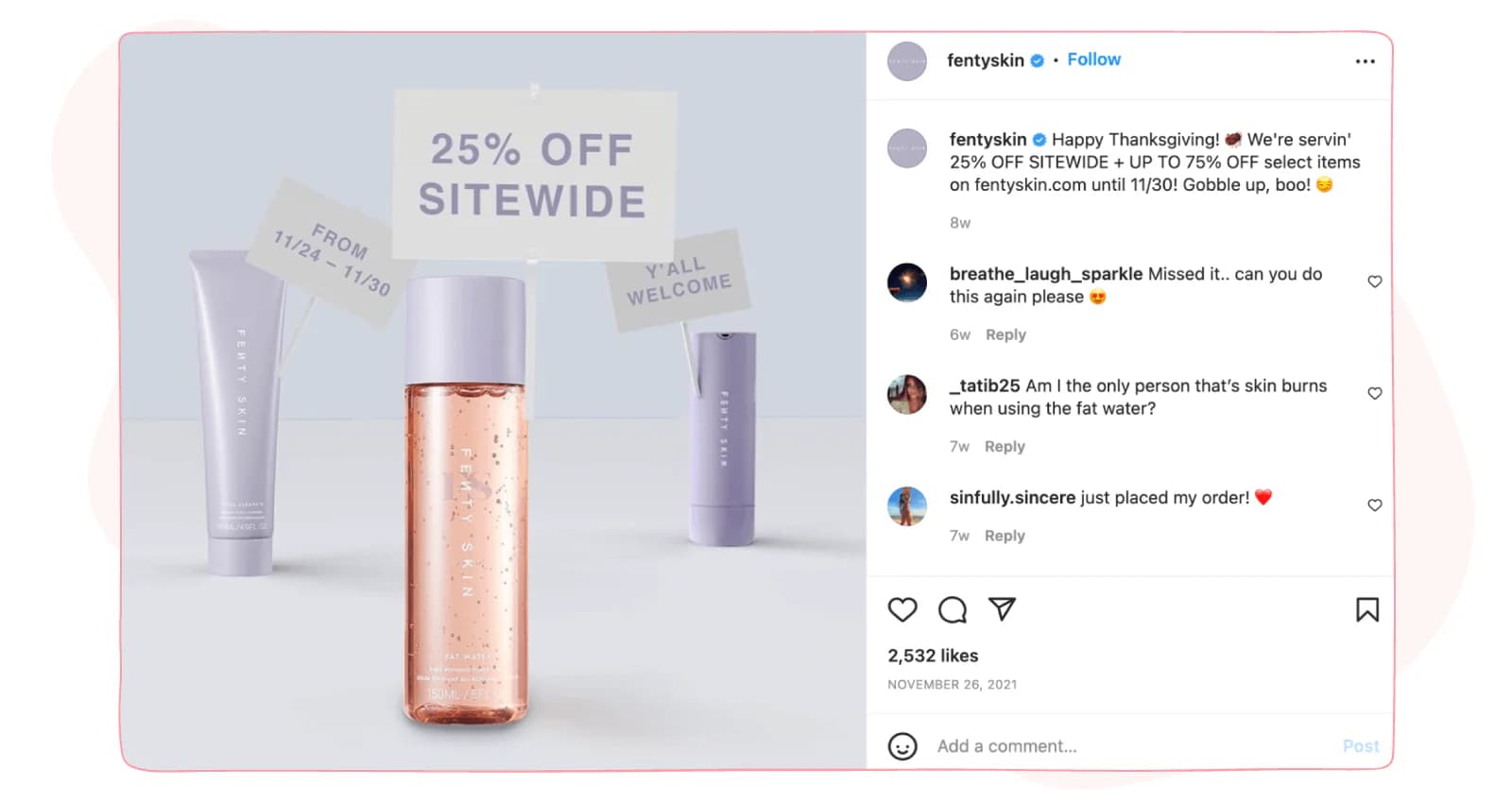 Post a discount offer or special offer