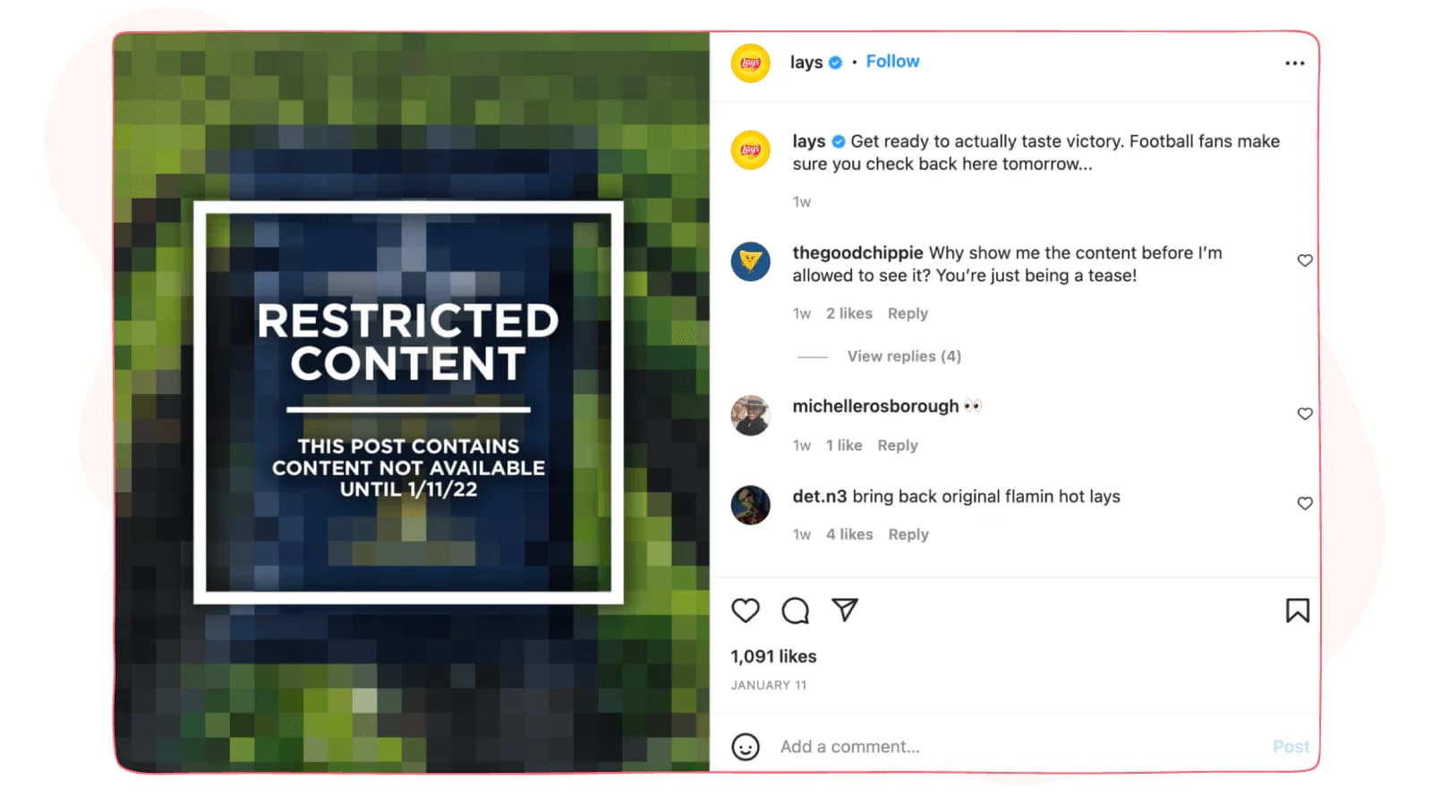 trending content ideas - post a senak peek