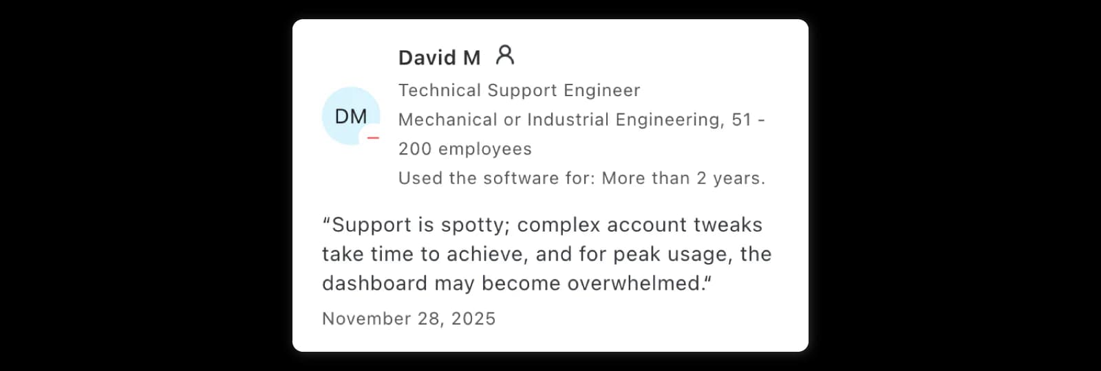 Reviewer describes Hootsuite support and dashboard performance concerns