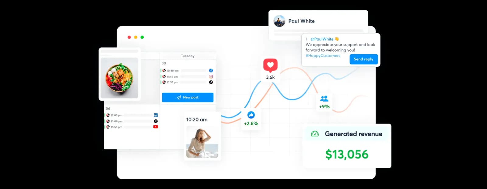 Agorapulse dashboard shown as an alternative for publishing and inbox workflows