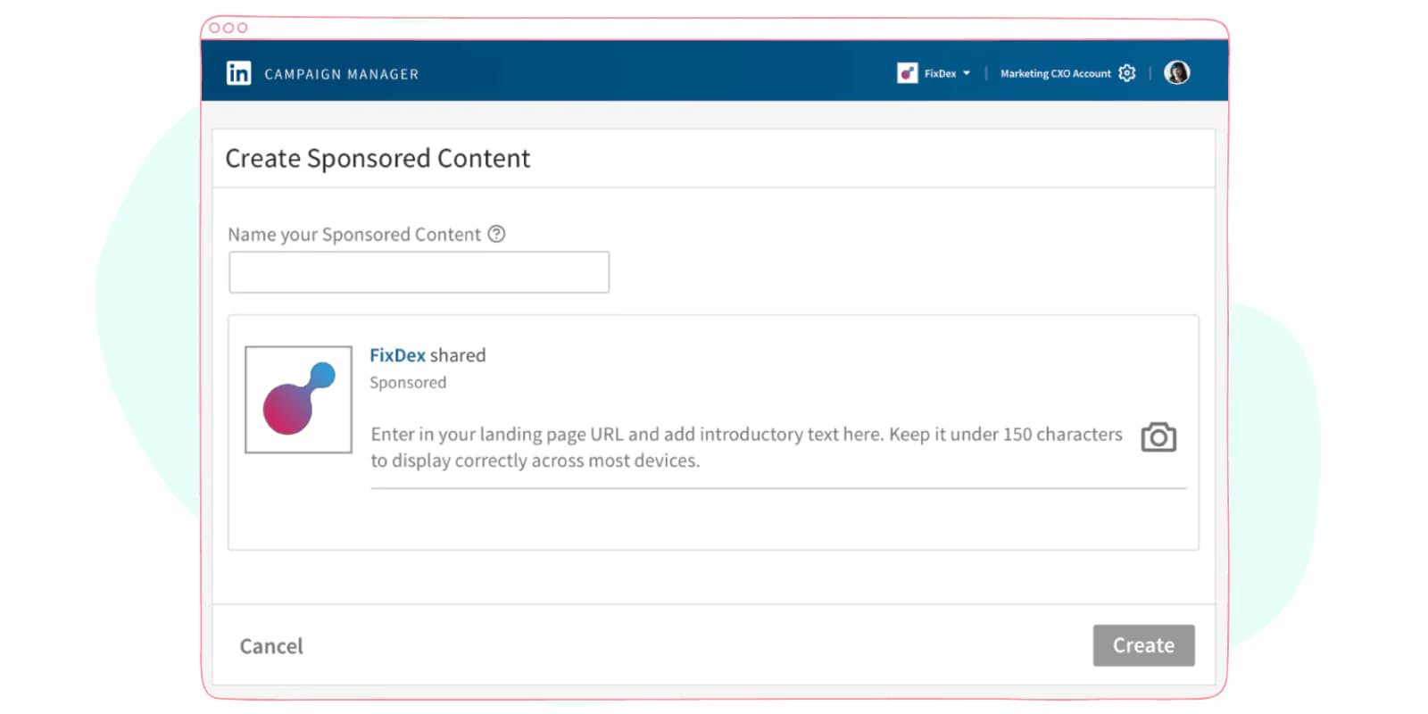 LinkedIn features for business pages - Sponsored content