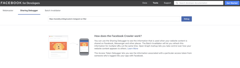 How to use Facebook Debugger for social media marketers