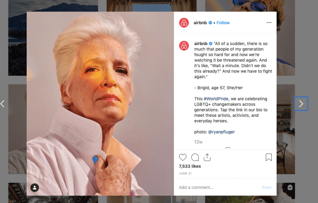 Instagram Airbnb Brigid