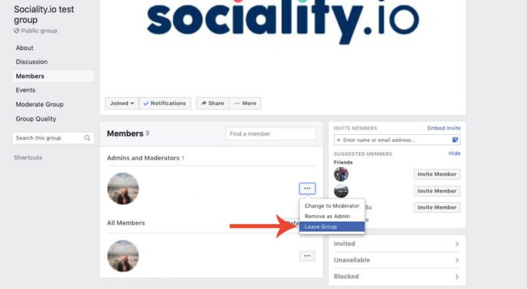 How to Delete a Facebook Group? Sociality.io Blog