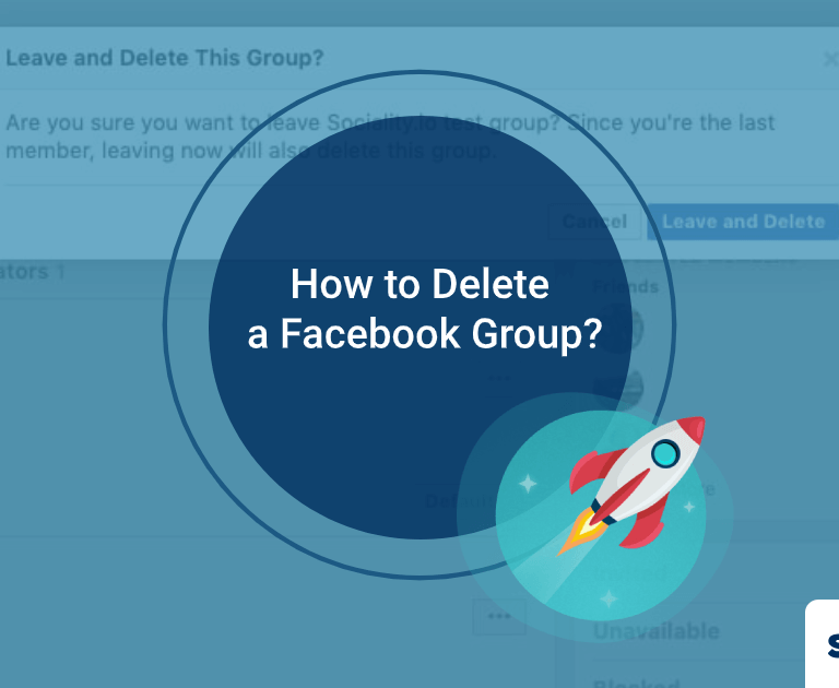 How to Delete a Facebook Group?
