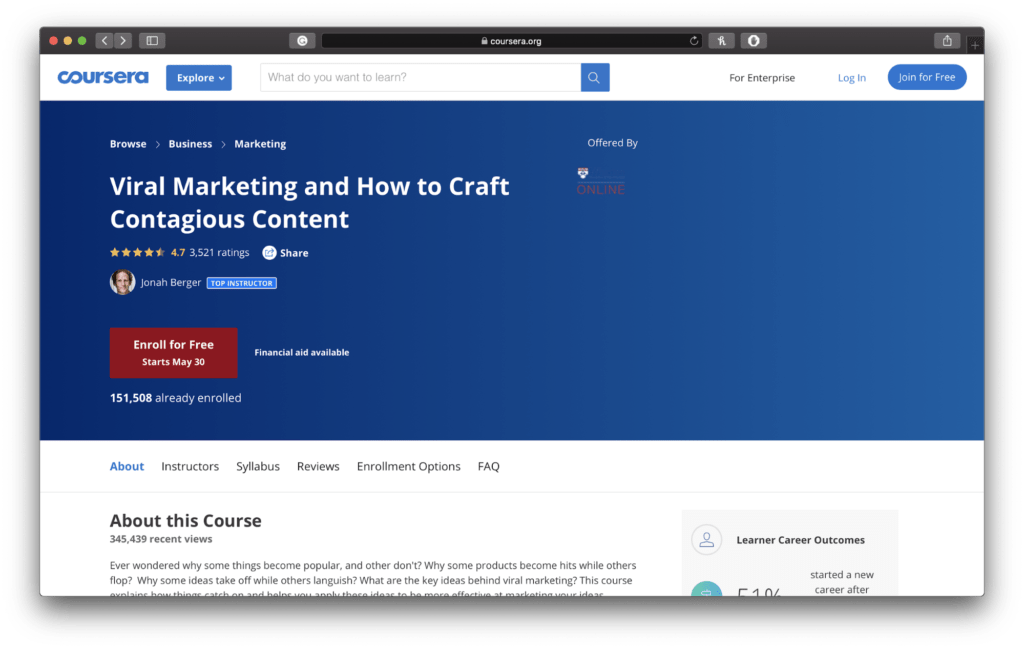 Social media marketing course