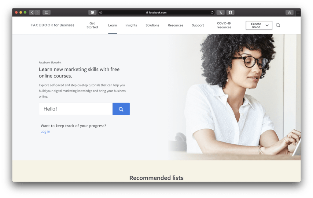 Facebook Media Marketing Course