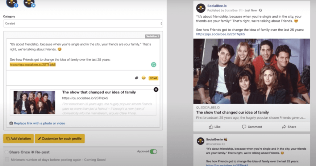 Socialbee - Scheduler