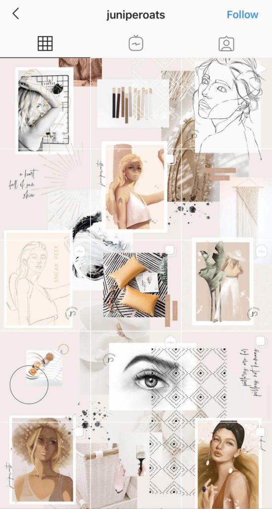 Instagram Grid Style - Puzzle