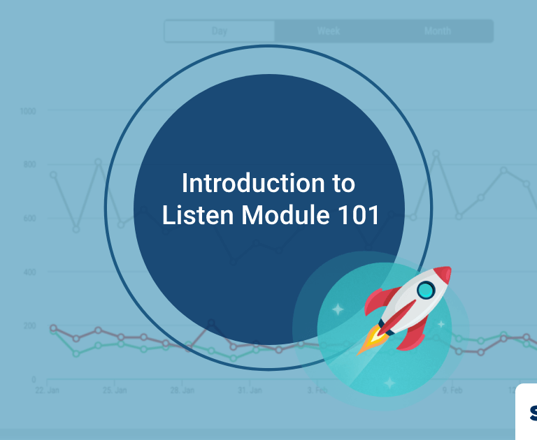 Introduction to Listen Module 101 – Stay Informed About Your Brand Health with Social Listening