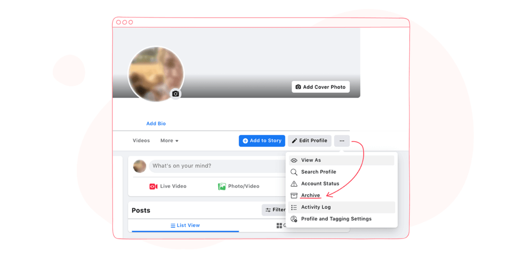 how to archive your profile picture on facebook