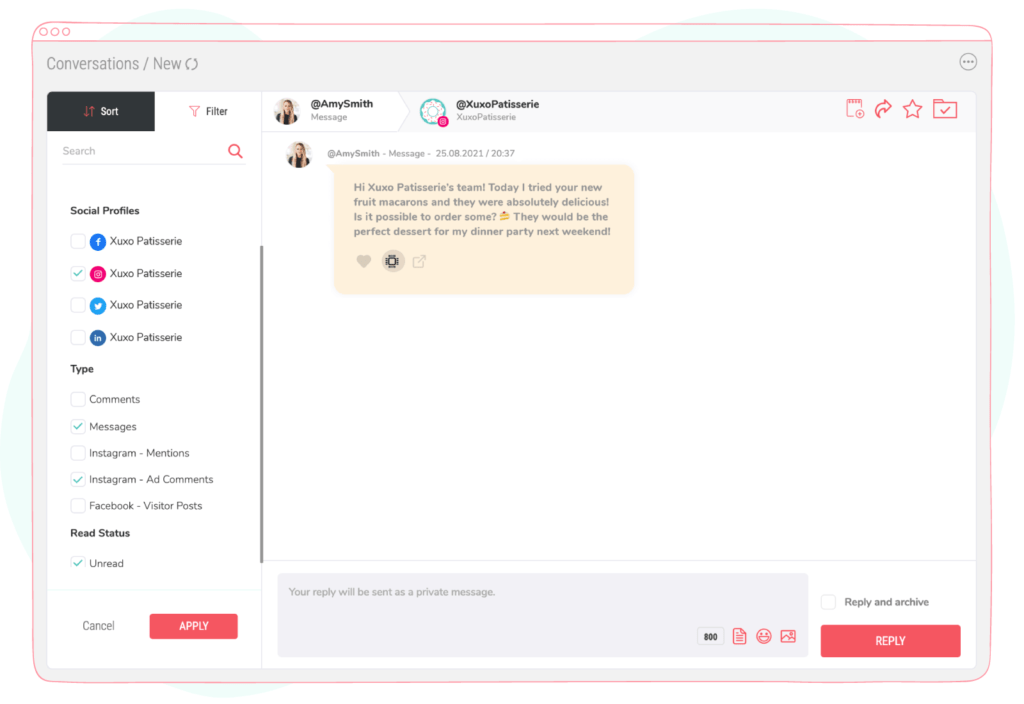 Sociality.io ready-to-use messaging templates