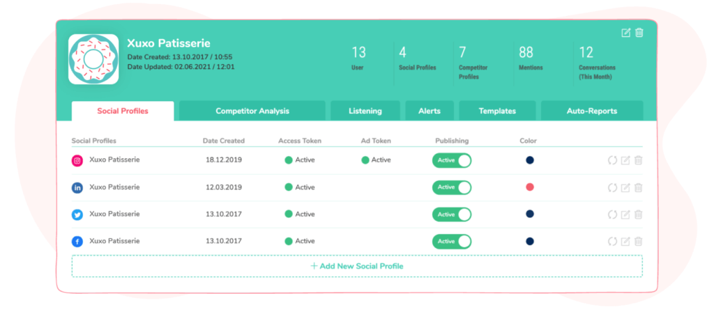 schedule instagram posts with sociality.io