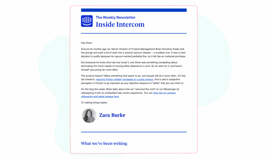 Marketing and Social Media Newsletters - Intercom