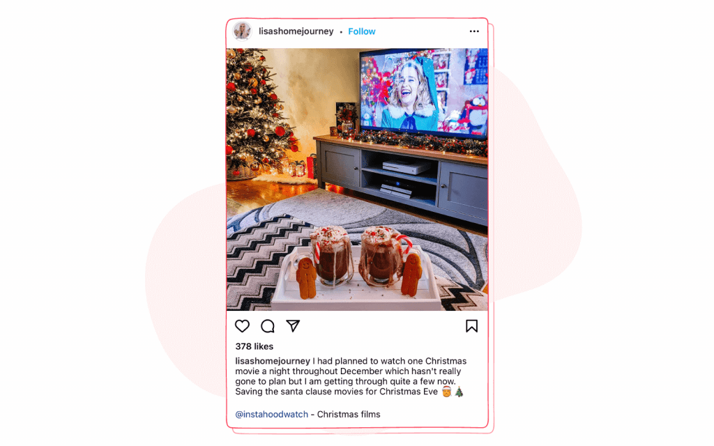Christmas social media campaigns - xmas visuals