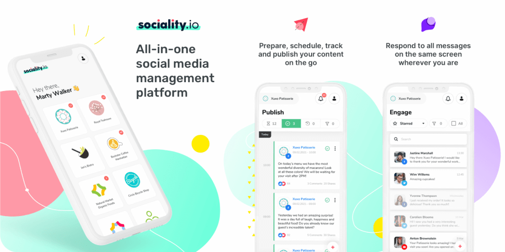Sociality.io mobile apps