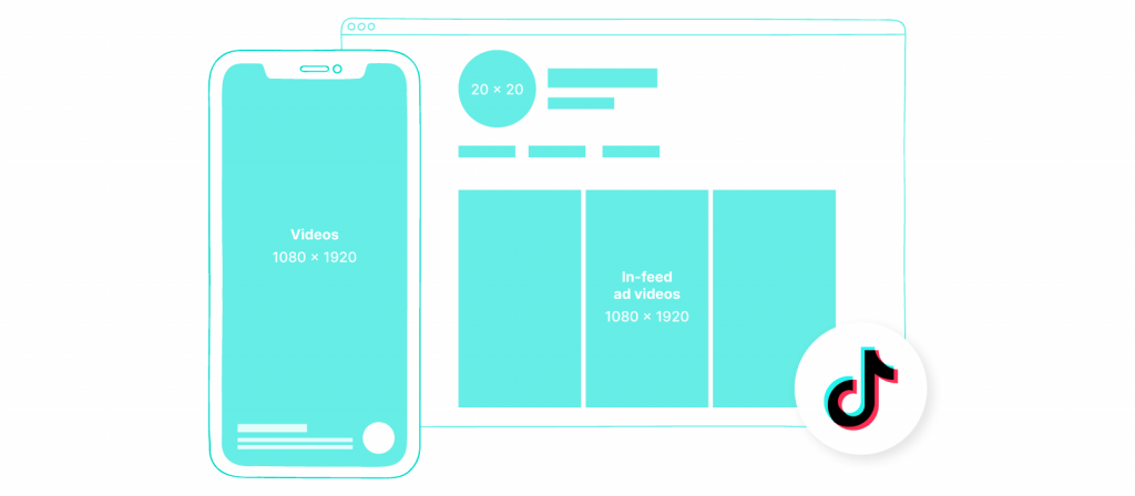 social media image sizes - TikTok