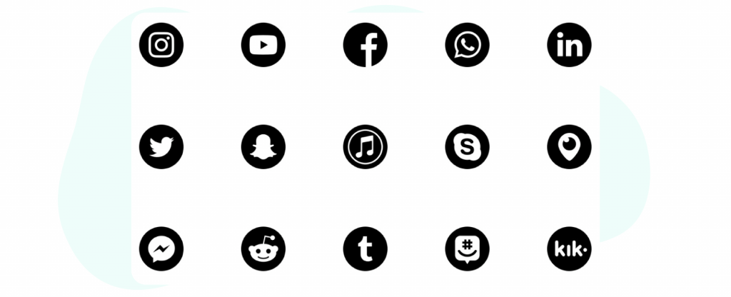 Black Circle Icons