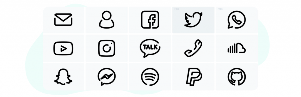 26 Free vector social media icons  Blog