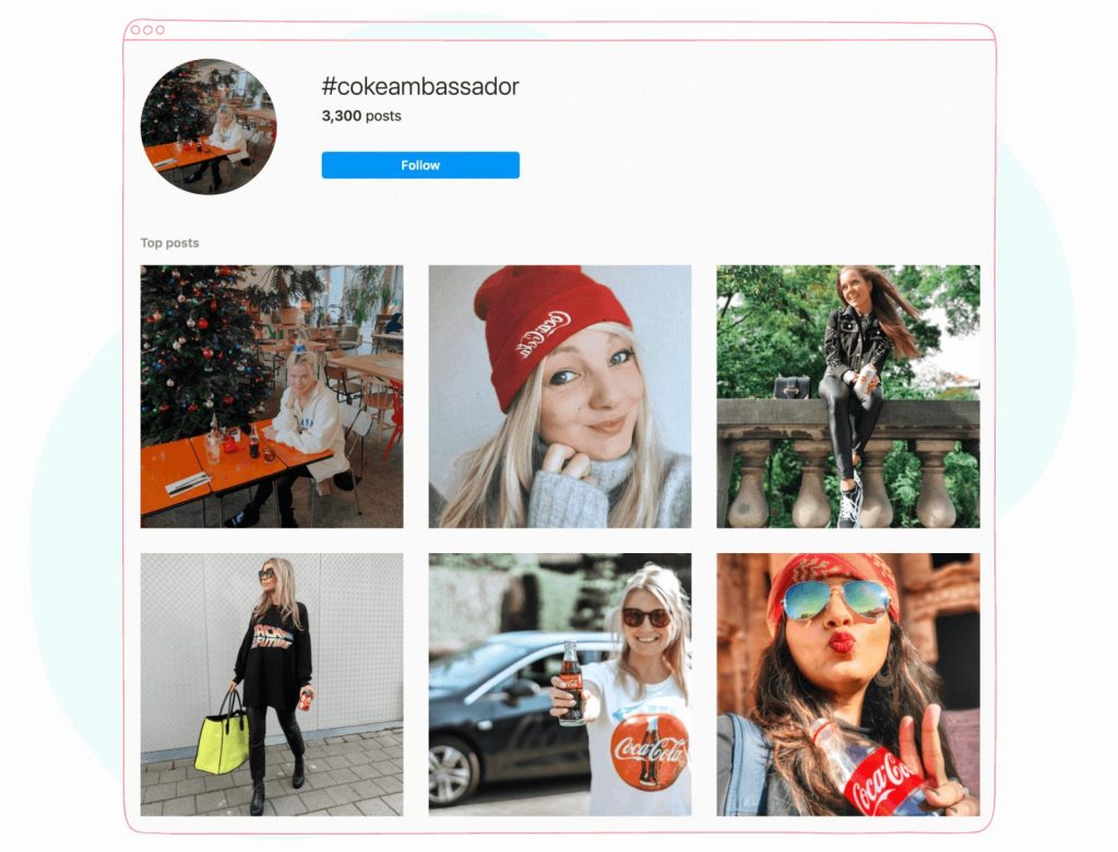 Instagram micro influencer - Coke Ambassador Campaign