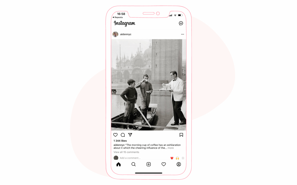 Instagram reposting apps - Reposta step by step