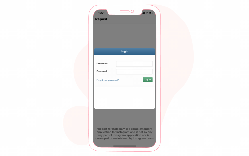 repost an Instagram post - Repos+ App Instagram login 